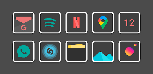Flat Dark Square – Icon Pack 2.5 (Patched)