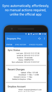 Autosync for Dropbox - Dropsync