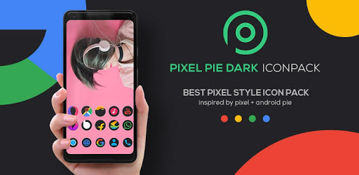 Pixel Pie DARK Icon Pack 4.9 (Patched)