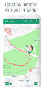Family GPS tracker KidsControl