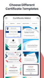 Certificate Maker & Certificate Generator App
