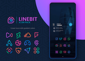 Linebit - Icon Pack