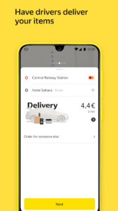 Yandex Go — taxi and delivery