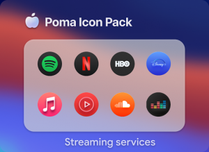 Poma Big Sur Round Icon Pack