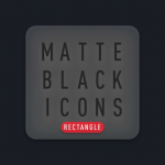 Matte Black Icon Pack