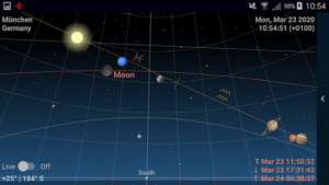 Astrolapp Live Planets and Sky Map