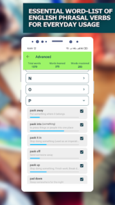 English Phrasal Verbs. Vocabulary Builder App