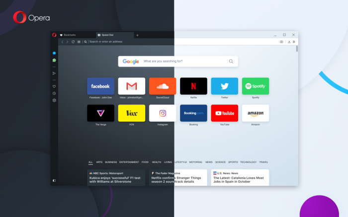 Opera Browser (Buong Bersyon) 1