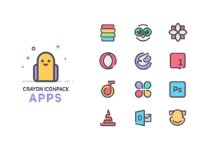 Crayon Icon Pack