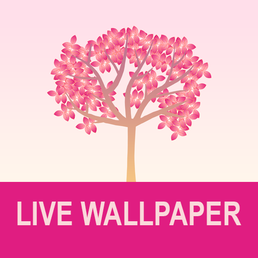 Falling Flowers Red - Live Wallpaper v1.0.0 Pic