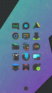 Crispy Dark : Icon Pack