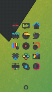 Crispy Dark : Icon Pack