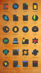 Crispy Dark : Icon Pack