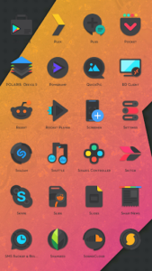 Crispy Dark : Icon Pack