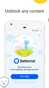 VPN Free - Betternet Hotspot VPN & Private Browser