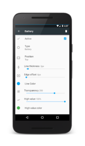 PowerLine 🔋 On screen battery, signal, data lines