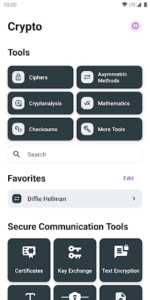 Crypto - Tools for Encryption & Cryptography