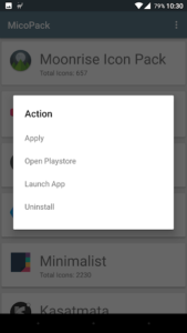 MicoPacks - Icon Pack Manager