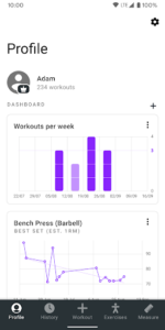 Strong Workout Tracker Gym Log