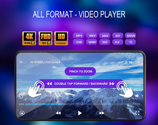 4k Video Player APK + Mod for Android.