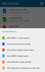 MP3 Converter (music ogg flac wav wma aac)