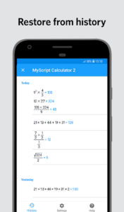 MyScript Calculator 2