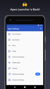 Apex Launcher - Customize,Secure,and Efficient