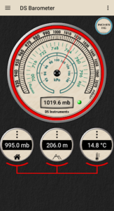 DS Barometer - Altimeter and Weather Information
