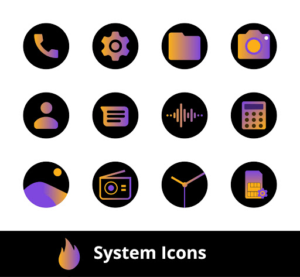 Blazing Icon Pack v2.3.4 (Patched) Pic