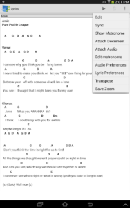 Setlist Helper and Song Book