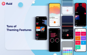 Fluid: Mp3 music player with floating widget
