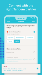 Tandem Language Exchange: Speak & learn languages