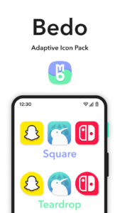 Bedo Adaptive Icon Pack