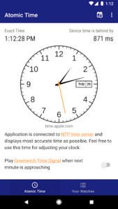 Atomic Clock & Watch Accuracy Tool (with NTP Time)