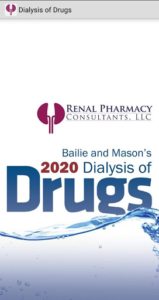 Dialysis of Drugs