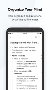 Transno - Outlines, Notes, Mind Map
