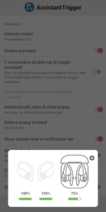 Assistant Trigger (Airpods battery & more)