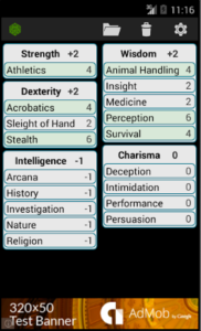 Fifth Edition Character Sheet