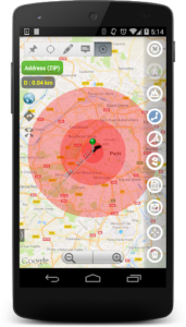 Planimeter - GPS area measure | land survey on map