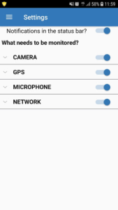 KVDAntiSpyPRO, real-time monitoring, cam&mic block