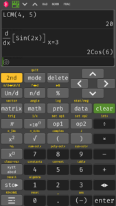Scientific calculator 30 34