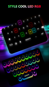 LED Keyboard - RGB Lighting Keyboard, Emojis, Font