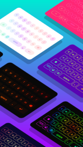 LED Keyboard - RGB Lighting Keyboard, Emojis, Font