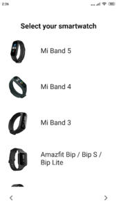 Navigator for Mi Band 6/5/4/3, Bip and Cor