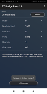 BT/USB/TCP Bridge Pro