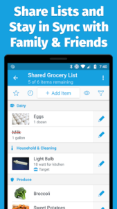 AnyList: Grocery Shopping List & Recipe Organizer