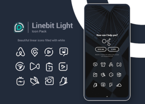 Linebit Light - Icon Pack