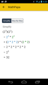 MathPapa - Algebra Calculator