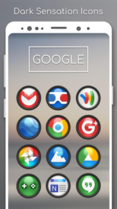 Dark Sensation -Icon Pack