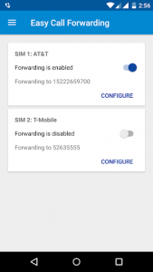 Easy Call Forwarding